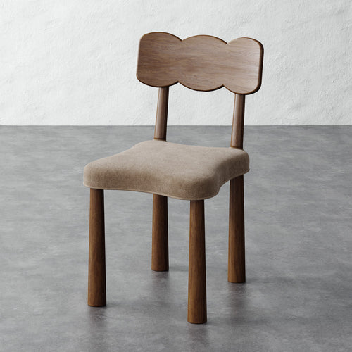 Madeleine Dining Chair - Mohair Ecru