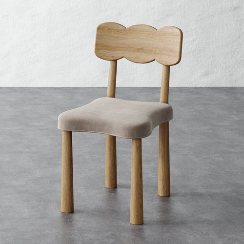 Madeleine Dining Chair - Performance Velvet Oatmeal
