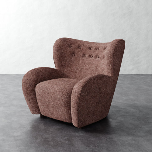 Mondaine Chair - Micro Boucle Fig