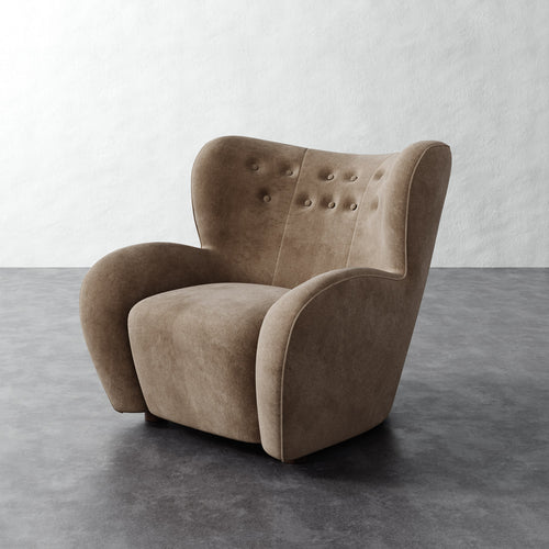 Mondaine Chair - Mohair Ecru