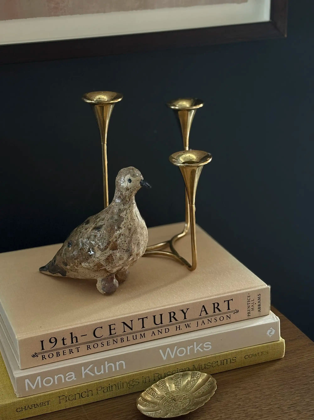 Artist-made figural Mourning Dove Sculpture