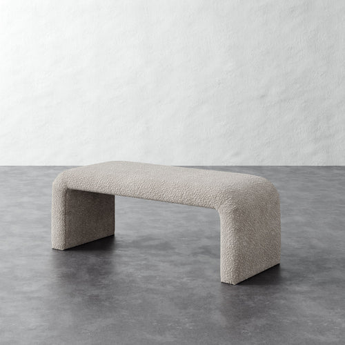 Nadia 48in Bench - Brixton Dove Gray