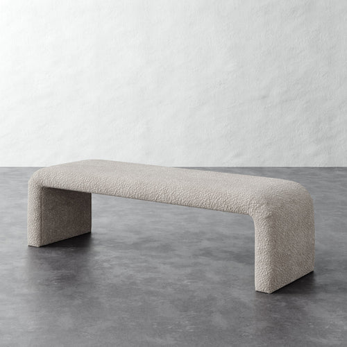 Nadia 62in Bench - Brixton Dove Gray