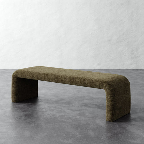 Nadia 62in Bench - Performance Matelasse Balsam