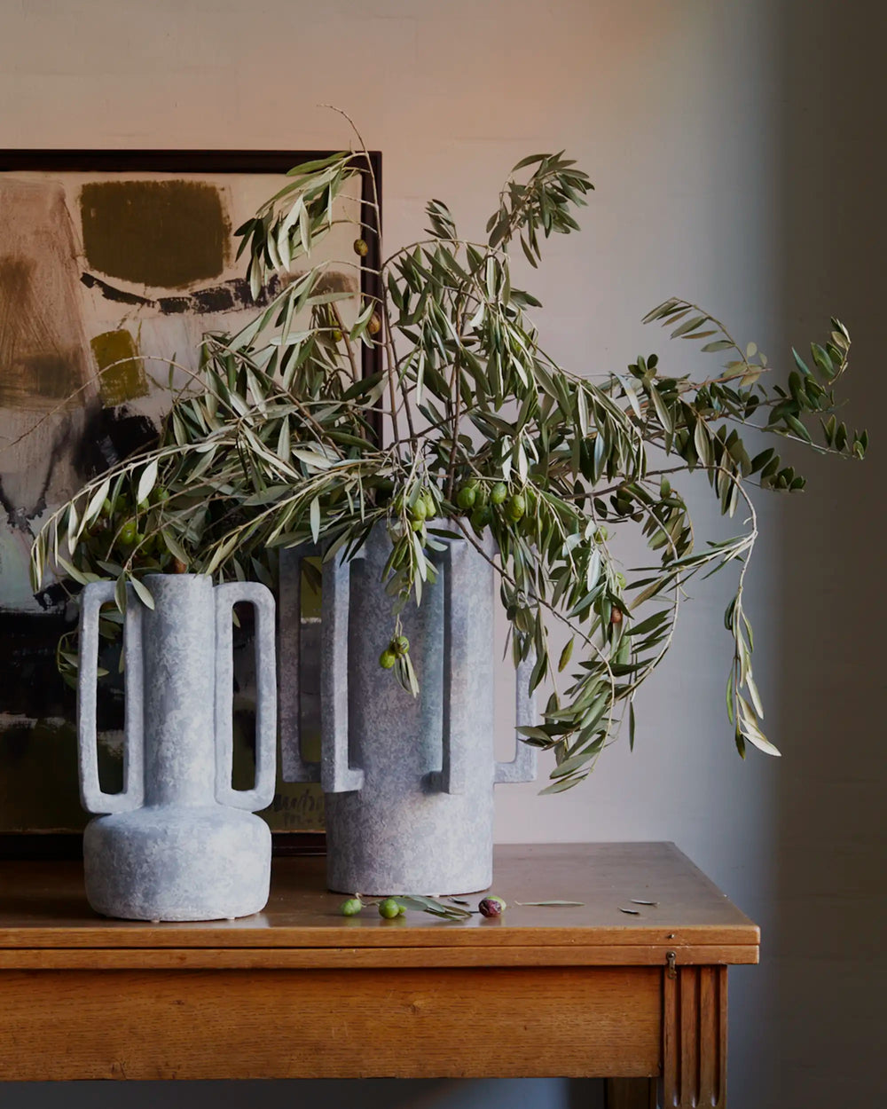 Normandie and Bretagne Vase Collection - (Light Grey)