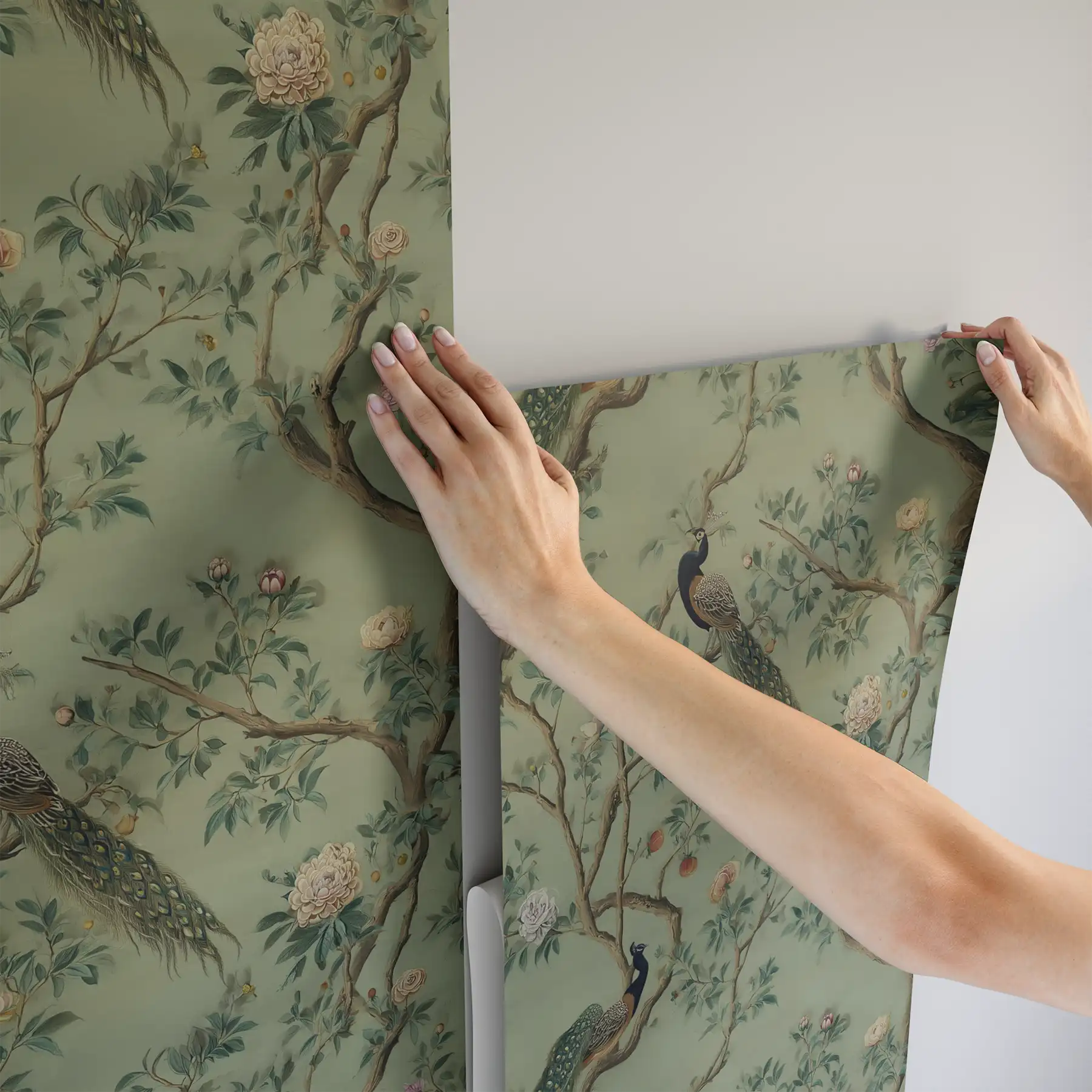 Peacock Plume Wallpaper