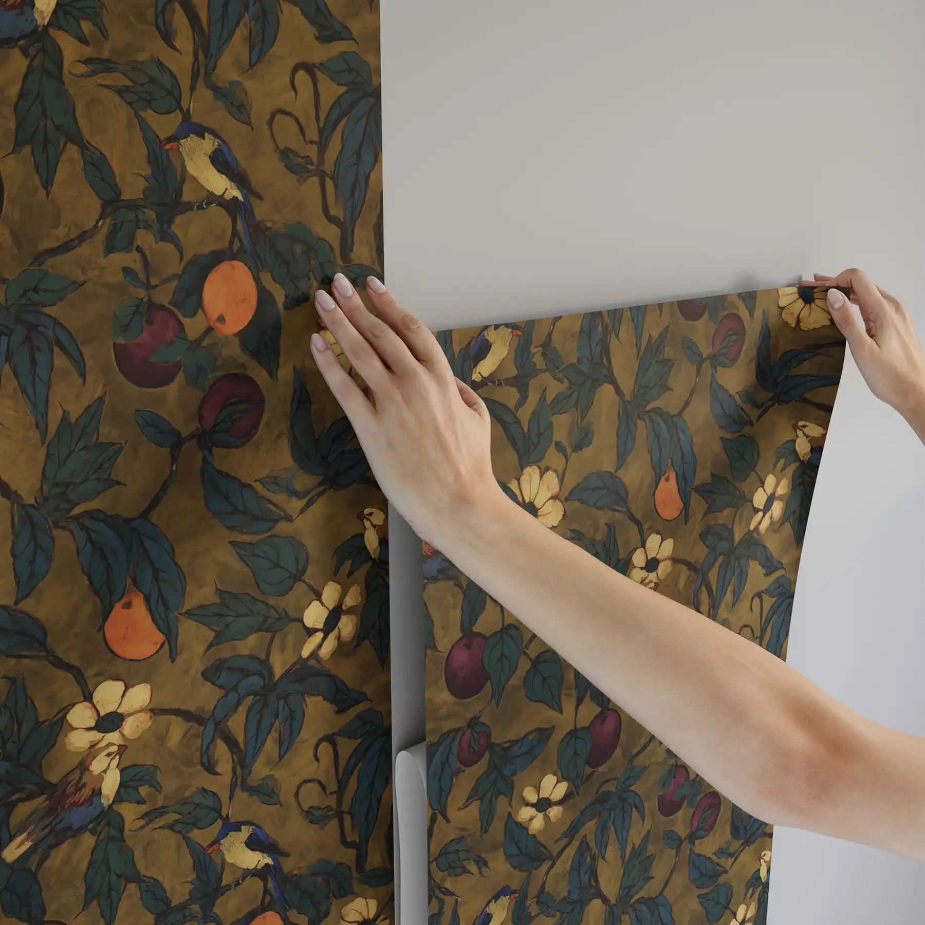 Plumb Garden Wallpaper