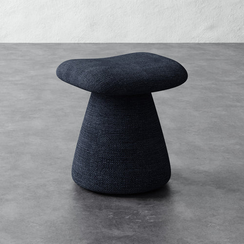 Romy Ottoman - Chunky Basket Indigo