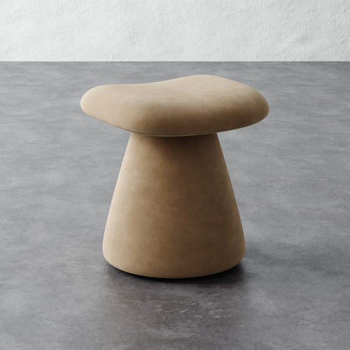 Romy Ottoman - Performance Velvet Acorn
