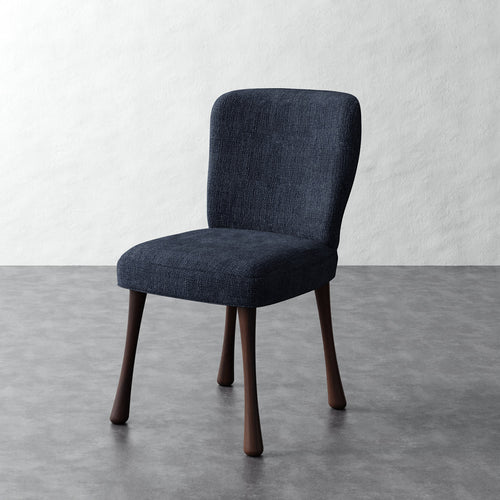 Rosette Side Chair - Chunky Basket Indigo