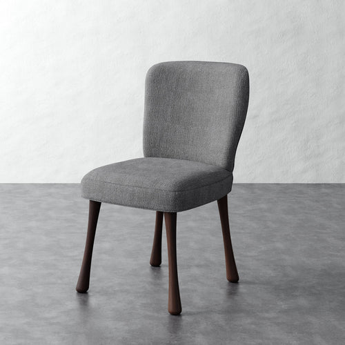 Rosette Side Chair - Chunky Basket Pewter