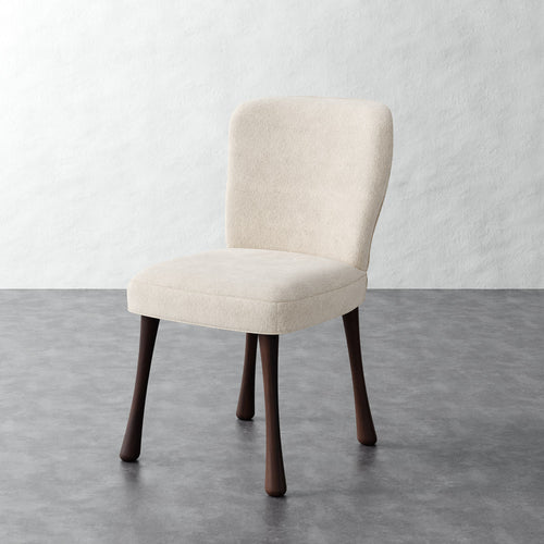 Rosette Side Chair - Performance Boucle Cream