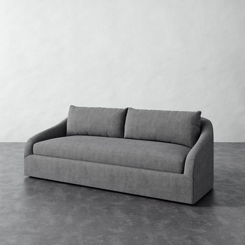 Rousseau Sofa - Chunky Basket Pewter