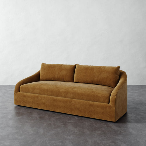 Rousseau Sofa - Mohair Brown Sugar