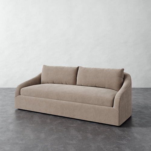 Rousseau Sofa - Performance Brushed Woven Velvet Dune