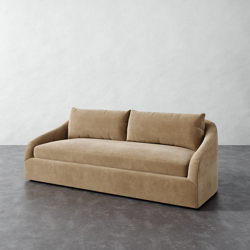 Rousseau Sofa - Performance Velvet Acorn