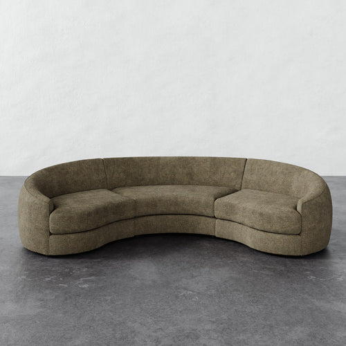 Rulmann 3pc Sectional - Micro Boucle Balsam