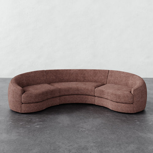 Rulmann 3pc Sectional - Micro Boucle Fig