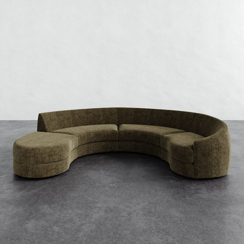 Rulmann 4-Piece Right Sectional - Performance Matelasse Balsam