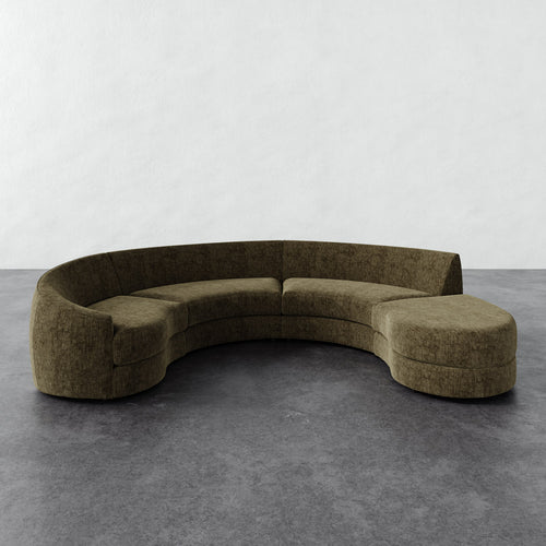 Rulmann 4pc Left Sectional - Performance Matelasse Balsam