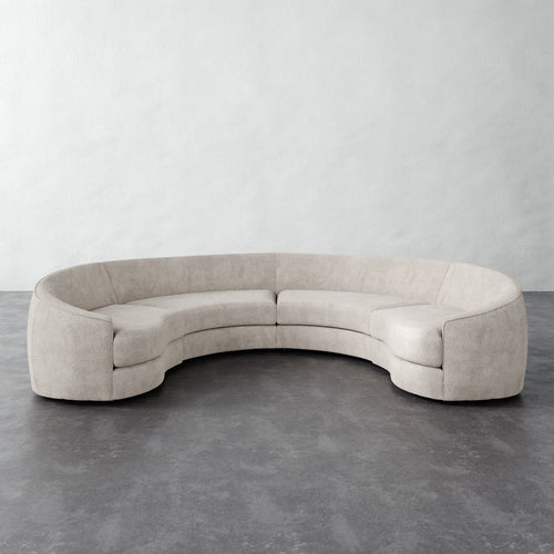 Rulmann 4pc Sectional - Brixton Dove Gray