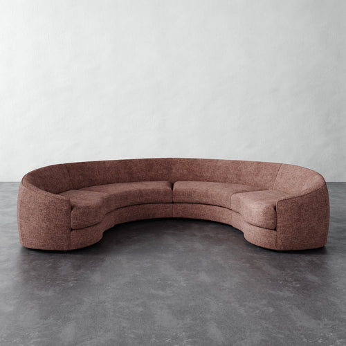 Rulmann 4pc Sectional - Micro Boucle Fig