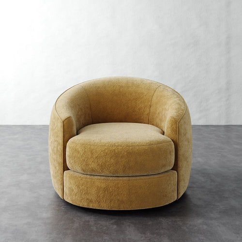 Rulmann Full Swivel Chair - Brixton Honey