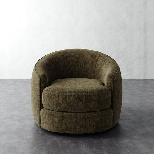 Rulmann Full Swivel Chair - Performance Matelasse Balsam