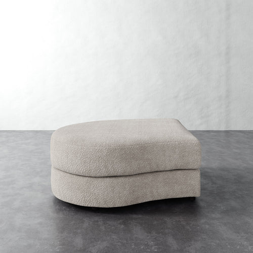 Rulmann Left Ottoman - Brixton Dove Gray