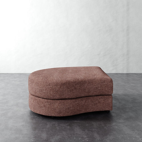 Rulmann Left Ottoman - Micro Boucle Fig
