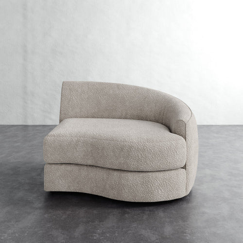 Rulmann Right Arm Chair - Brixton Dove Gray