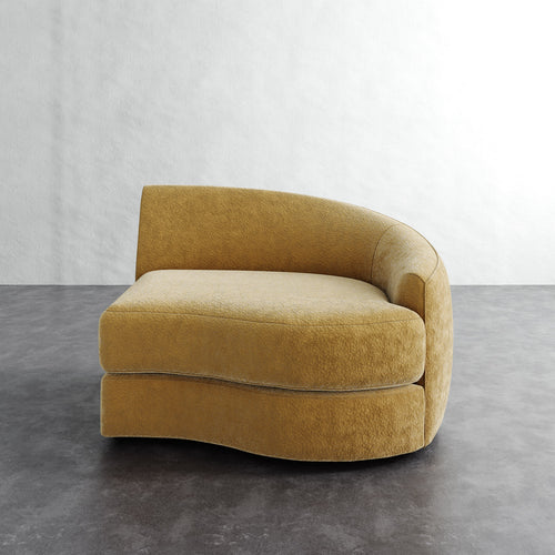 Rulmann Right Arm Chair - Brixton Honey