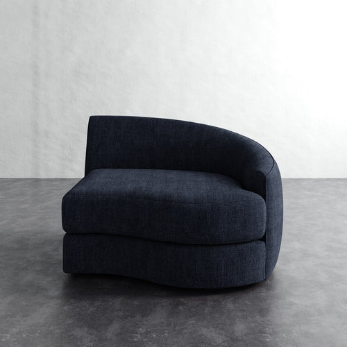 Rulmann Right Arm Chair - Chunky Basket Indigo