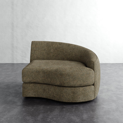 Rulmann Right Arm Chair - Micro Boucle Balsam