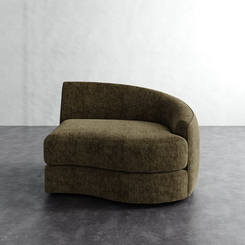 Rulmann Right Arm Chair - Performance Matelasse Balsam