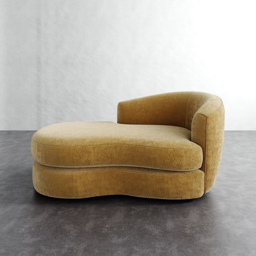 Rulmann Right Arm Chaise - Brixton Honey