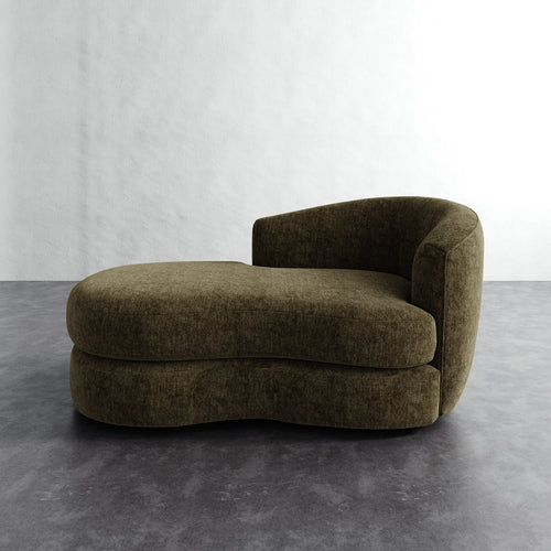 Rulmann Right Arm Chaise - Performance Matelasse Balsam