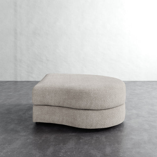 Rulmann Right Ottoman - Brixton Dove Gray