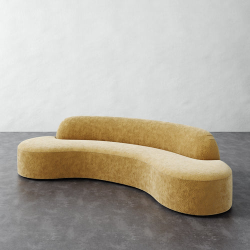 Selune 1pc Straight Back Sofa - Brixton Honey