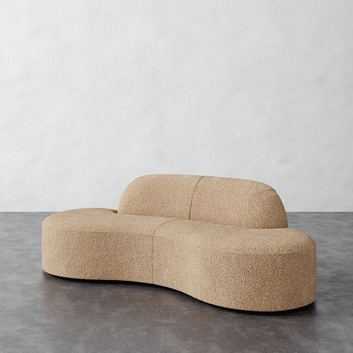 Selune Sectional 2 Piece - Boucle Goldenrod