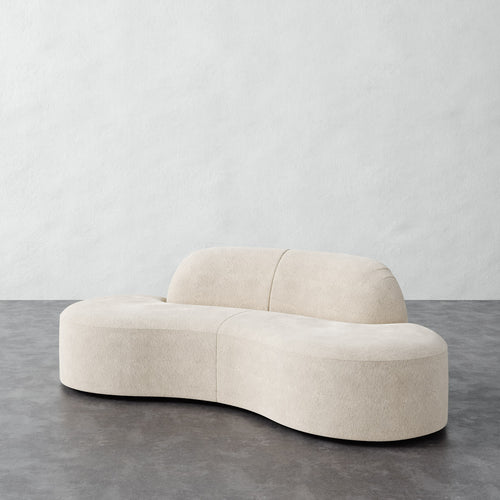 Selune Sectional 2 Piece - Performance Boucle Cream
