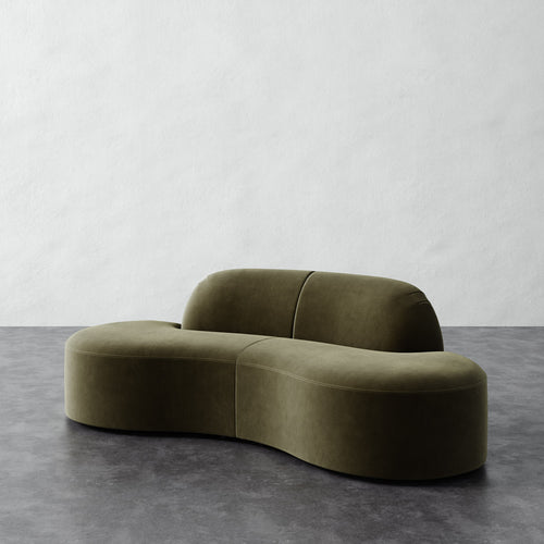 Selune Sectional 2 Piece - Performance Velvet Balsam