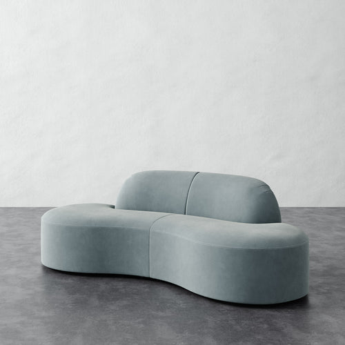 Selune Sectional 2 Piece - Performance Velvet Patina