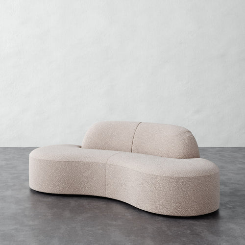 Selune Sectional 2 Piece - Wool Boucle Natural