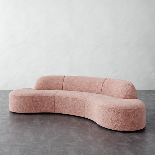 Selune Sectional 3 Piece - Berber Rosewood