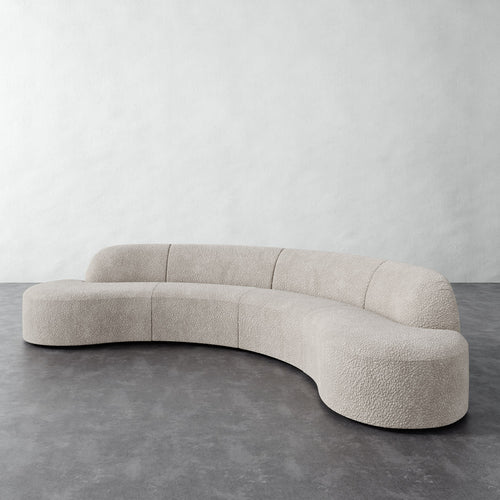 Selune Sectional 4 Piece - Brixton Dove Gray