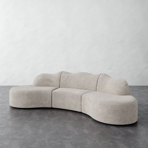Serpentine Sectional - Brixton Dove Gray