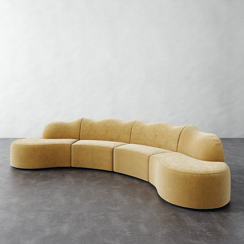 Serpentine Sectional - Brixton Honey