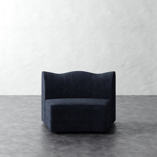 Serpentine Sectional - Chunky Basket Indigo