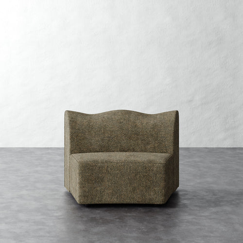 Serpentine Sectional - Micro Boucle Balsam